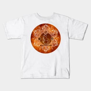 Zodiac - Tangerine - Capricorn Kids T-Shirt